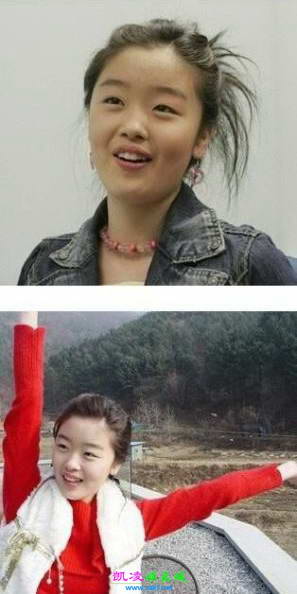 猪扒变美女！图揭韩国新生代女星“变脸”过程