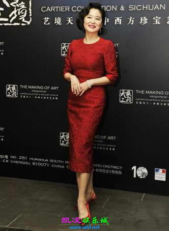 林青霞红毯展现身 以优雅姿态诠释美人不恐迟暮