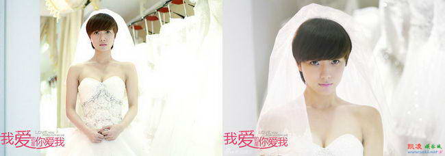 范冰冰刘诗诗张馨予 女星戏里当新娘婚纱比美