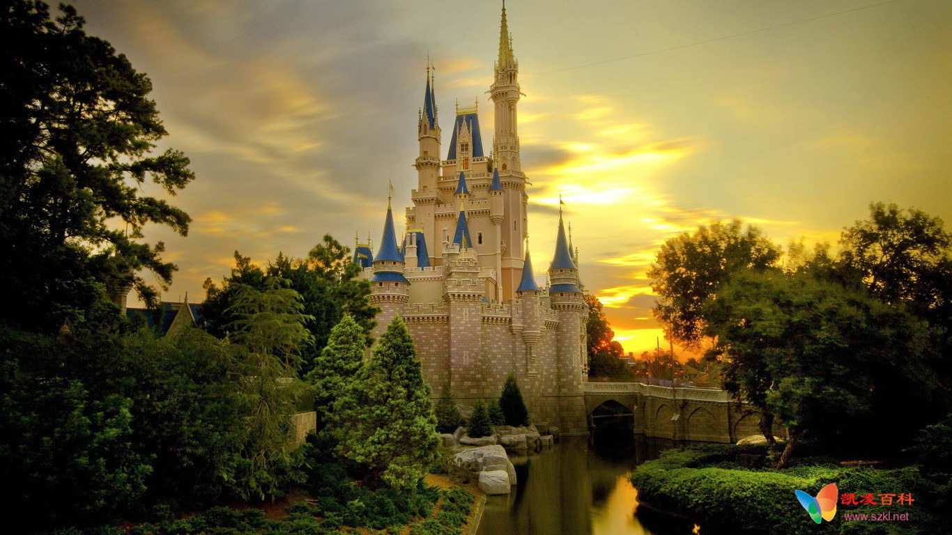 美景如画之迪士尼乐园城堡（8P）