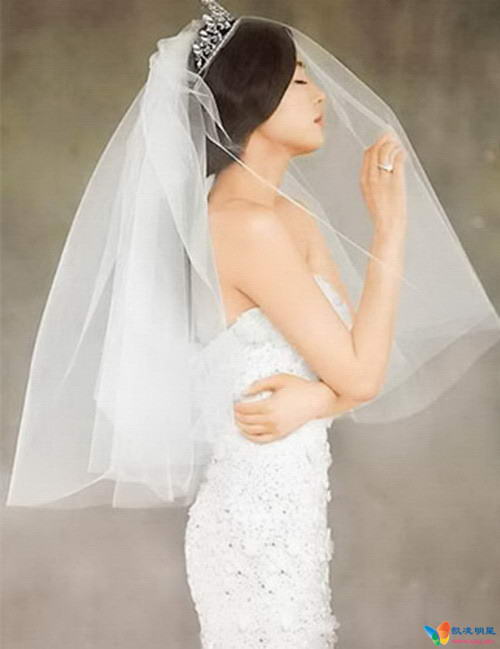 陈妍希怀孕穿婚纱美似仙女 女星穿婚纱最美时刻