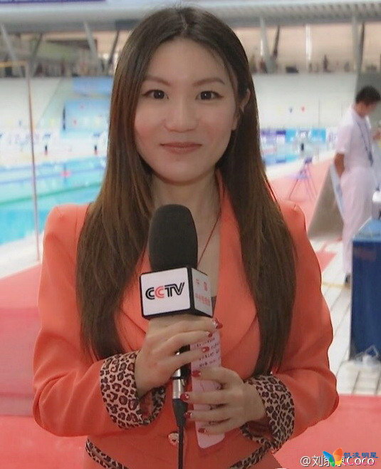 央视游泳记者刘京京