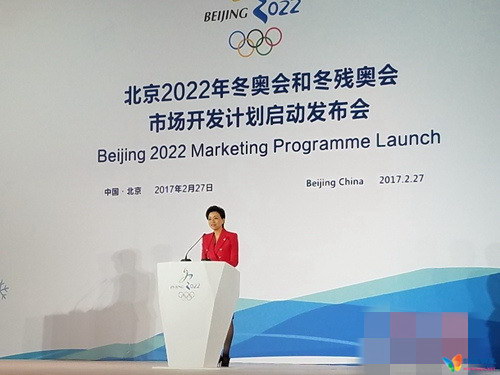 杨澜主持冬奥会和冬残奥会市场开发计划启动发布会